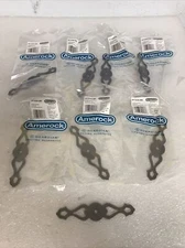 Amerock Weathered Nickel Traditional Cabinet Knob Backplate BP19206-WN Lot Of 8