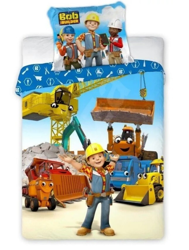 Set biancheria da letto Bob The Builder per bambini foto 2