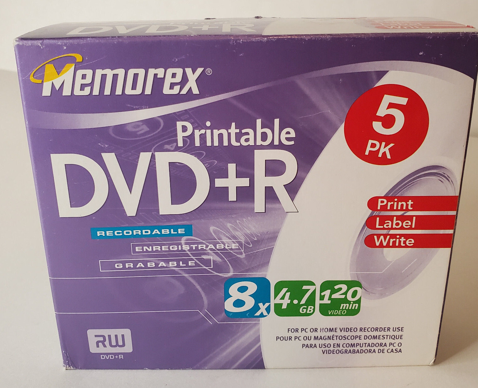 Memorex Printable Dvd
