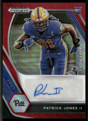 2021 Panini Prizm Draft #DPA-PJO Patrick Jones II Autographs Red #/199