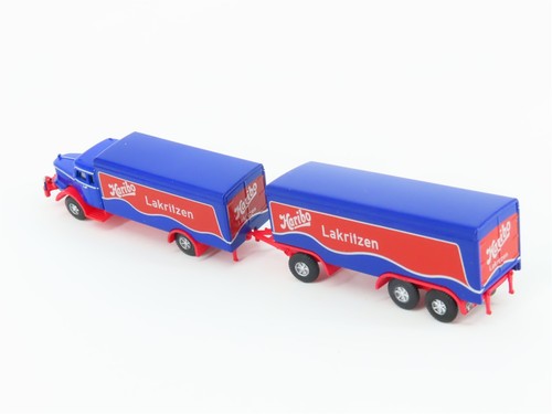 N 1:160 Scale Lemke Minis LC3316 Krupp Titan Haribo Truck & Trailers - Picture 5 of 14
