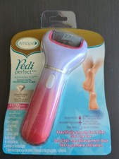 NEW Amope Pedi Perfect Advanced Electronic Pedicure Foot File Callus Pink