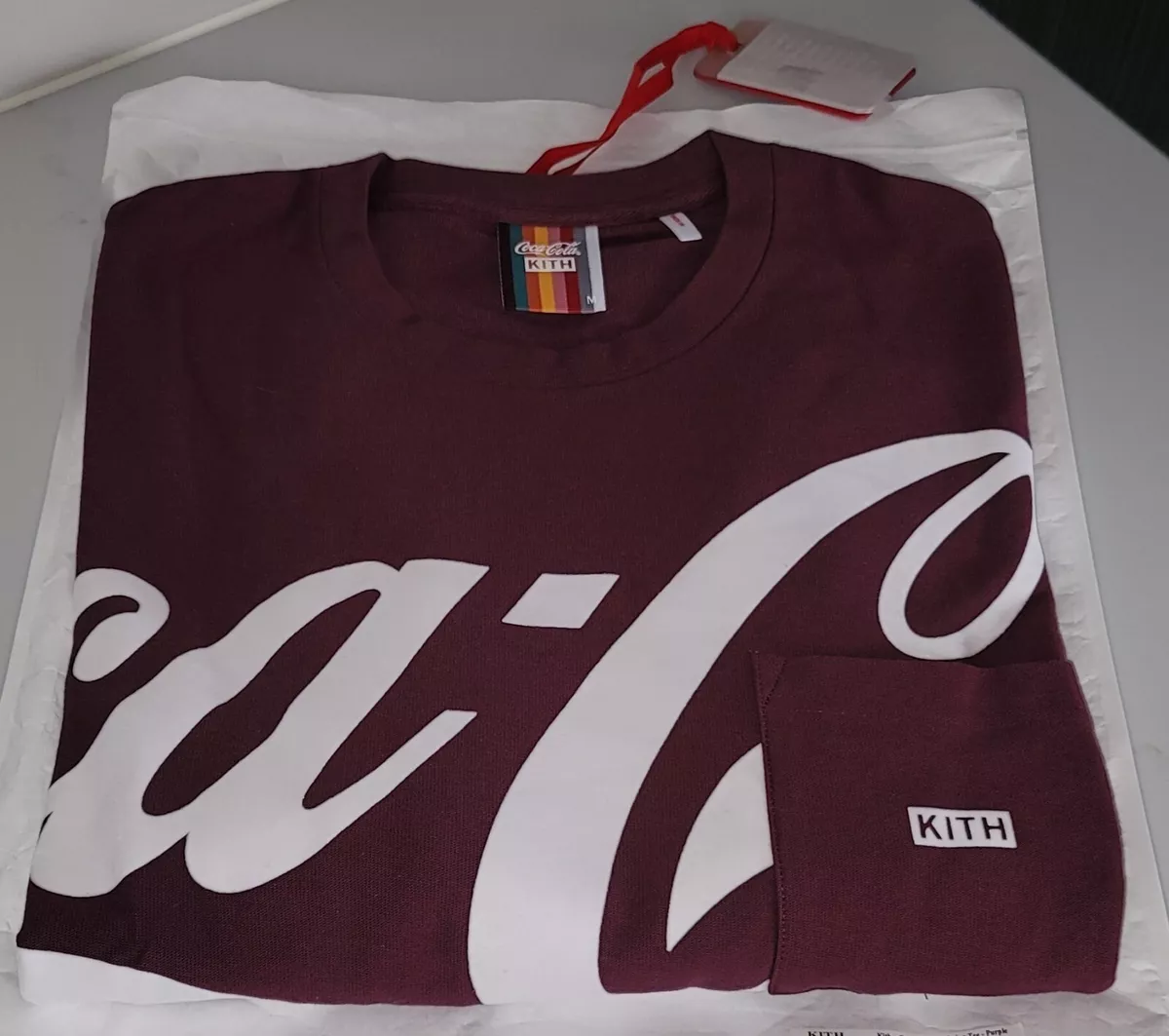 Kith x Coca-Cola L/S Quinn Tee - Purple/M - Kith Coke 2019 Season ...