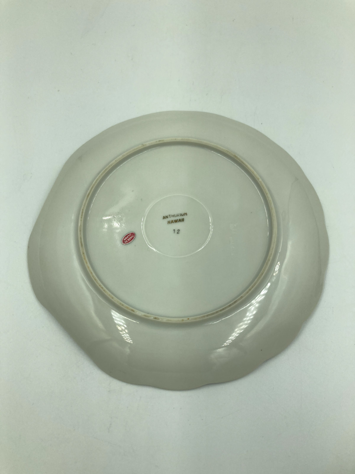 FOUR sets vtg cups/plates - 8 pcs/4 diff hand painted HI flowers/~50s japan NICE