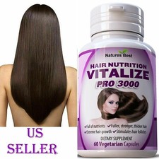 Hair Boost Vitamins Fast Hair Growth Grow Faster Longer Thicker Fuller 60 Pills