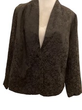 Ann Carson Black Jacket Fit 38 Chest Ec