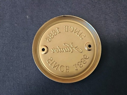 TAPPO RICAMBIO VENTILATORE SOFFITTO CACCIATORE 3,5" Nichel Spazzolato Argento (NUOVO CON VITI) - Foto 2 di 2