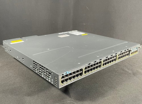 Cisco WS-C3750X-48PF-L 48 Port PoE Gigabit Switch w/C3KX-NM-10G -Same Day Ship - 第 2/5 張圖片