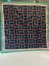 Vintage Scarf Wrap Green Blue Yellow Orange Made In Italy RN 42000 Square