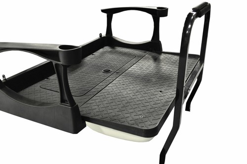 Kit de asiento trasero abatible MadJax Genesis 300 | Cojines bronceados estándar | Carro de golf E-Z-GO TXT - Imagen 4 de 5