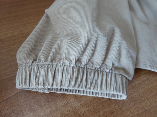 Ladies Top Stone Cord Size 14 Button Front Long Sleeves Frill Detail 100% Cotton - Picture 13 of 13