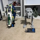 Lego Ucs Atst And Ucs Jango Fett Starship. No Minifigs Included With Jango Set