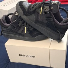 adidas Bad Bunny Forum Buckle Low Back To School Core Black Suede GW5021