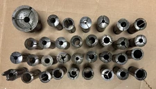 Lot of 33 5C Collets Assorted Sizes Hardinge Royal South Bend More