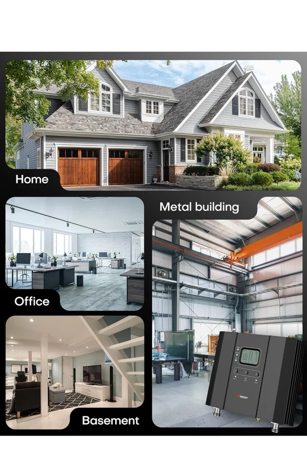 Cell Phone Booster Cover 6000 Sq Ft, Boost 5G 4G LTE Signal for All US Carriers, - Image 3 of 4