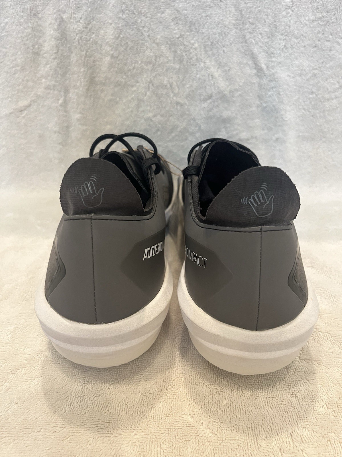 Size 13-Adidas Adizero Impact TDU Men’s Baseball Cleats Black/White/Team Grey thumbnail 3