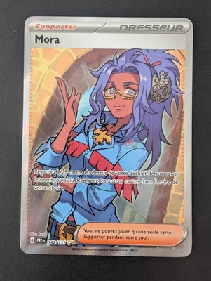 Pokemon Karte - Mora 142/131 - FA Full Art Trainer EV8.5 Evolutions Prismatic