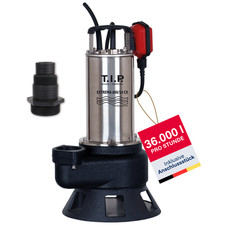 T.I.P. Schmutzwasser Tauchpumpe Baupumpe Edelstahl, Extrema 600/14 CX, 30194