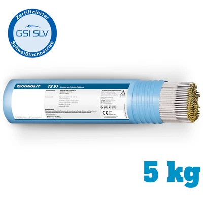 TECHNOLIT TS 91 Montage-Elektrode, Stab-Elektrode TÜV - VPE 5kg - diverse Größen