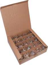 Box of 25 G40 LED Warm White Fairy Lights 1.6 Inch 5 Watt C7 Base  Bulbs