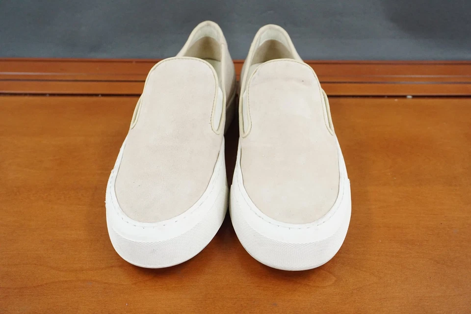 Common Projects Slip On Shoes Womens 38 / 8 Beige Suede Casual Minimalist Italy - Image 2 of 4