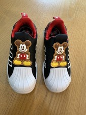 Adidas Kids Originals Disney Mickey Mouse Superstar 360 casual sneakers Sz 11.5