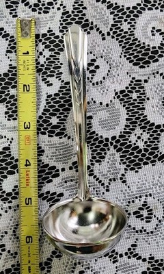 ART DECO ECKO EKS7 USA   STAINLESS STEEL''5 7/8'' GRAVY-CREAM & SAUCE LADLE  