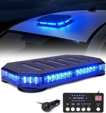 Led Roof Top Light Bar Warning Emergency Flashing With Controller Waterproof