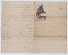 CIVIL WAR LETTER - 104th Ohio Vols - Survived Sultana Steamboat Explosion ! — photo 1