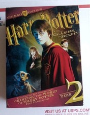 Harry Potter the Chamber of Secrets DVD 4-Disc Set Ultimate Edition Year 2 CIB