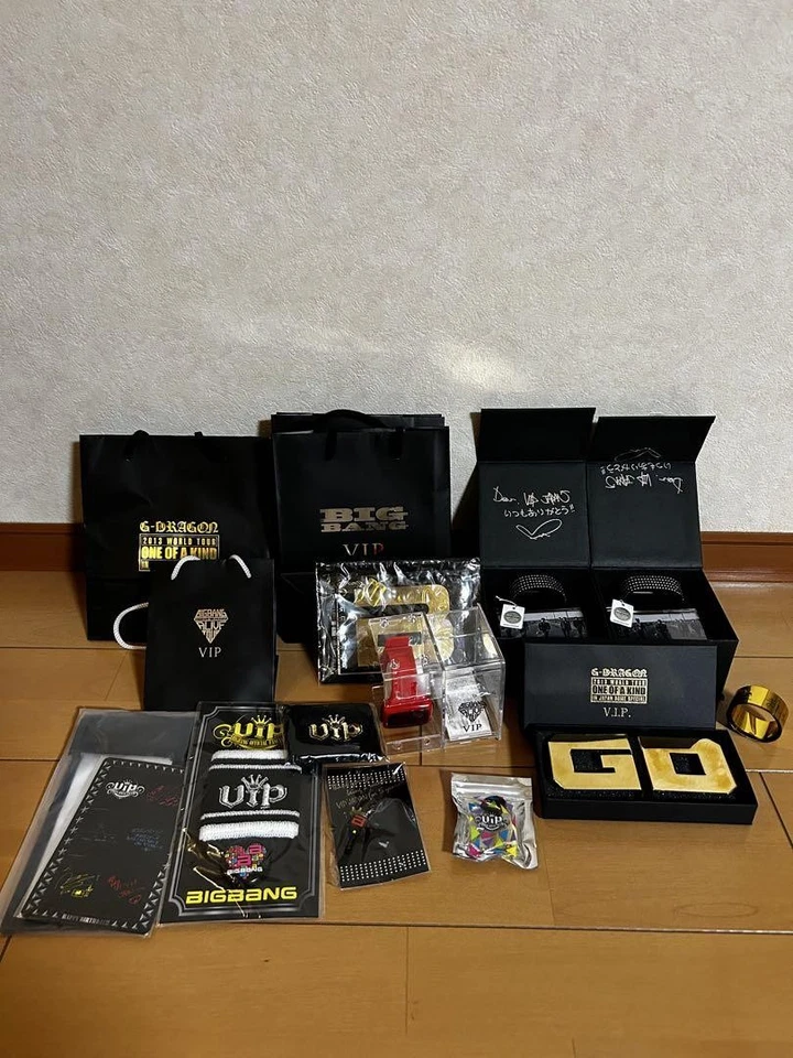 BIGBANG G-Dragon VIP Concert Goods Set GD Logo Accessories Bags Official Kpop - Photo 3/4