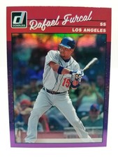 2023 Panini Donruss Rafael Furcal #273 Purple Holo Los Angeles Dodgers 