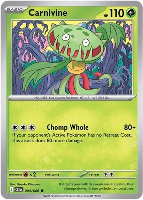 Carnivine [CRI - 004/086] ME04: Chaos Rising - NM