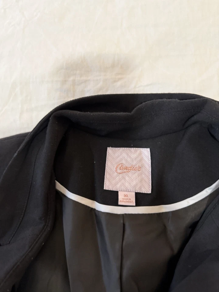 Chaqueta Blazer Candies Mujer XL Negro Traje Abrigo Deportivo 170 Foto 2 de 4