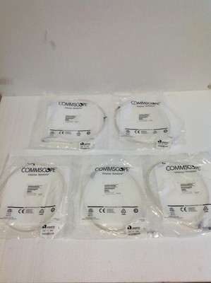 Lot Of 35 NEW CommScope UNC6-WH-5F Cat6 Patch Cord, Snagless 5 ft, FREE SHIPPING
