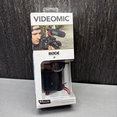 Rode Mic Videomic On Camera Shotgun Direction Microphone with Rycote Shock Mount
