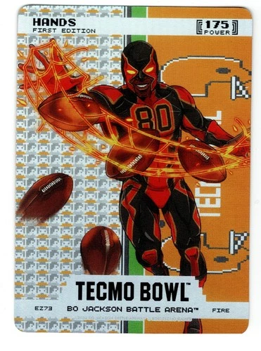 2026 Bo Jackson Battle Arena Tecmo Bowl Hands Fire Endzone Highlighted SSP 175