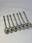 International Royal Danish 7 Sterling Silver tea spoons  No Mono 231.9 grams