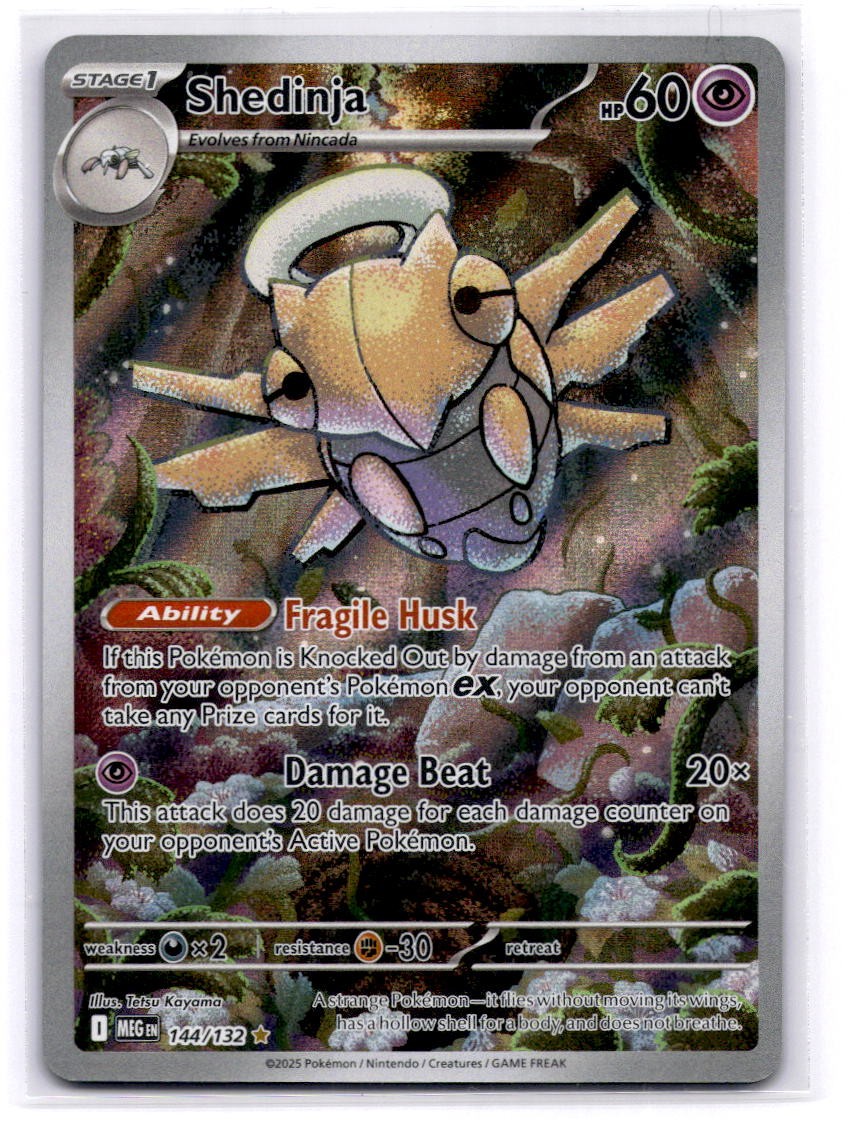 Shedinja Illustration Rare ME01: Mega Evolution 144/132 LP-NM