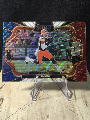 David Njoku 2025 Panini Select NFL Tri-Color /99 Field Level #455 Browns   