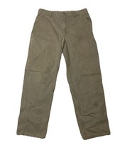 Carhartt B11 Canvas Work Pants Mens 36x36 Green Dungaree Fit