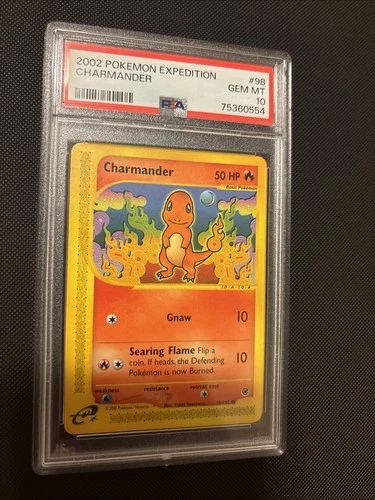 2002 Pokemon Expedition #98 Charmander PSA 10 GEM MINT