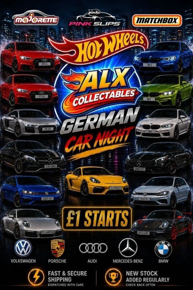HOT WHEELS GERMAN CARS - MAINLINES / SILVER SERIES / PREMIUMS