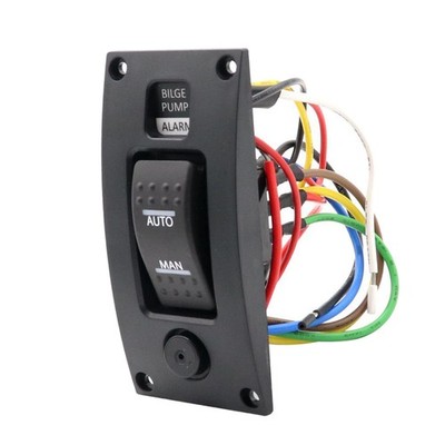 Marine Boat Bilge Pump Switch Panel LED-Hintergrundbeleuchtung Für Alarm