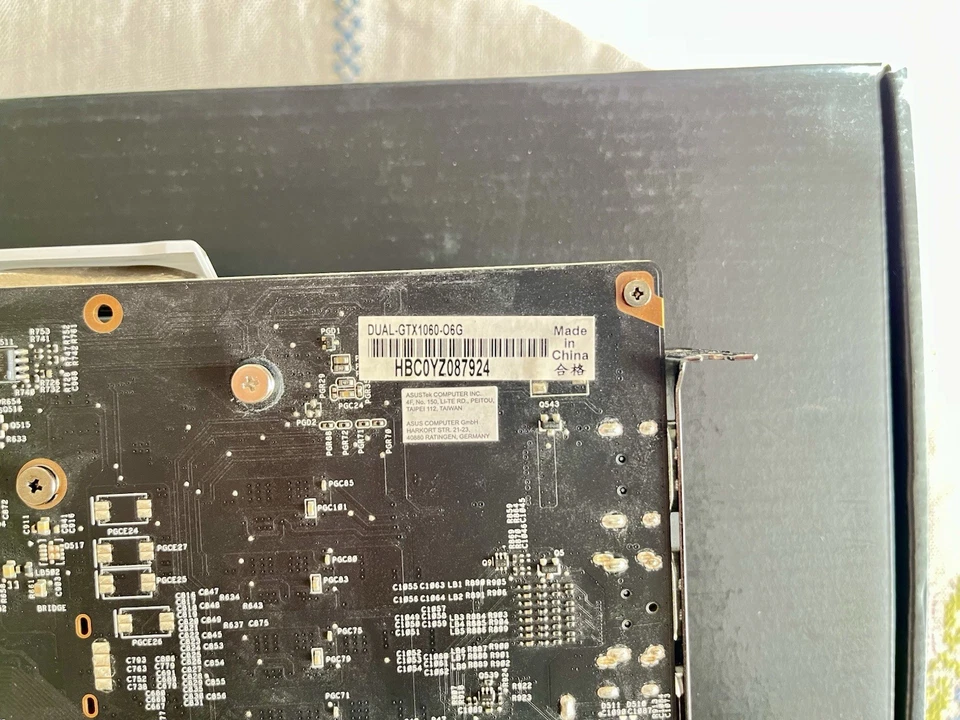 ASUS NVIDIA GeForce GTX 1060 6GB GDDR5 Scheda Grafica (DUAL-GTX1060-O6G) - Immagine 2 di 4