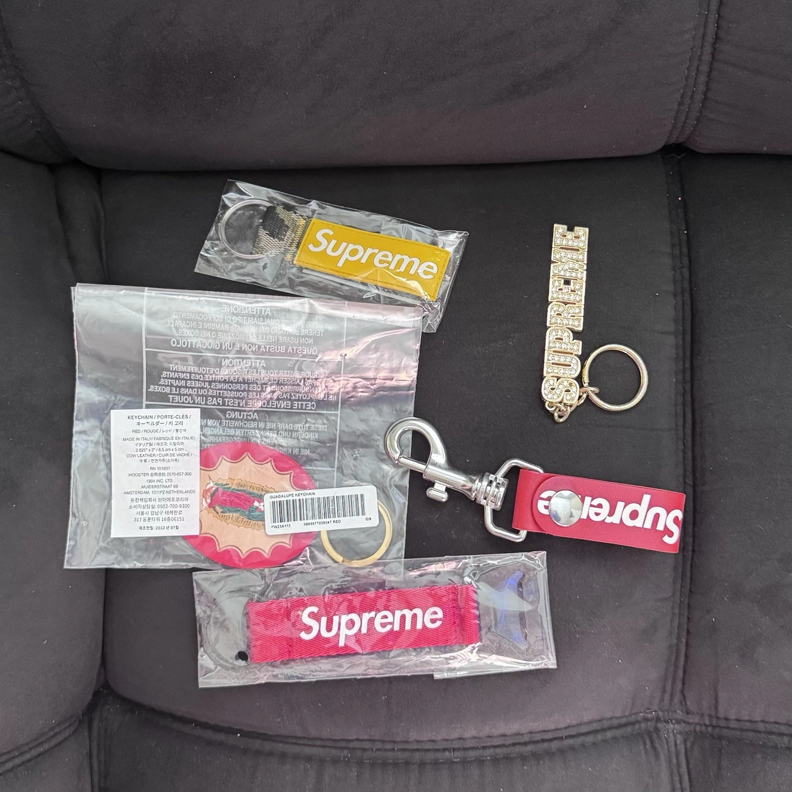 Lot porte clés suprême 