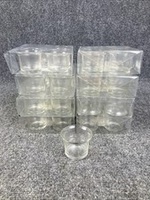Glass 2" Tall x 2 1/2" Diameter Votives Tea Light Candle Holders Set of 32 NEW