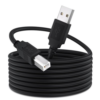 USB 2.0 Printer Cable 30 FT2.0 High Speed Printer Cables Type A Male to B Mal...