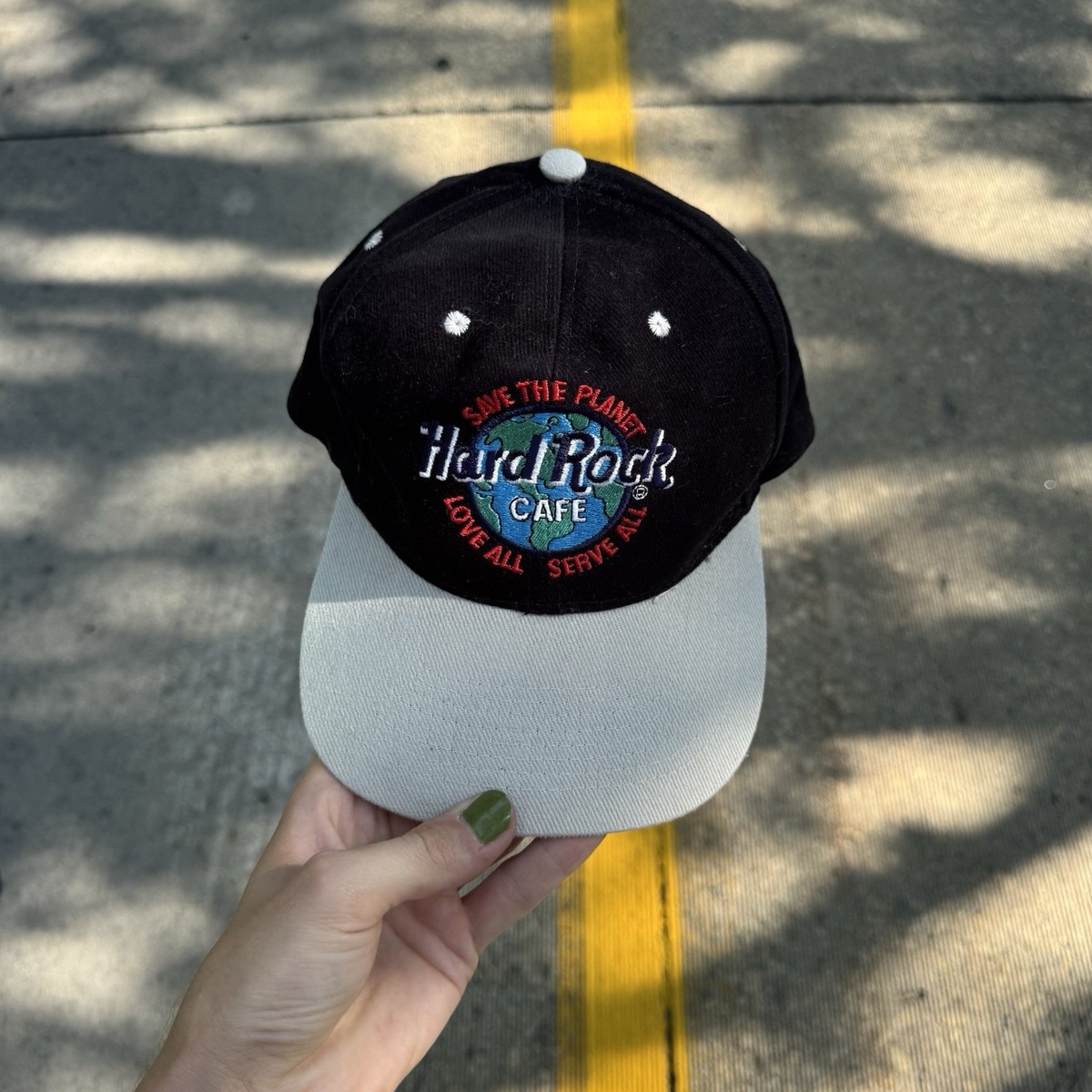 ロックインジャパン キャップ Vintage Hard Rock Cafe Jamaica Black Mens Hat 90s Strapback Save