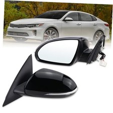 Left Driver Side Mirror Compatible with 2016 2017 2018 Kia Optima with L-5Pins